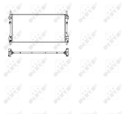 Handler.Part Radiator, engine cooling NRF 509697 4