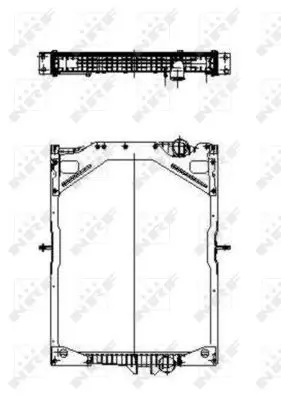 Handler.Part Radiator, engine cooling NRF 509701 5