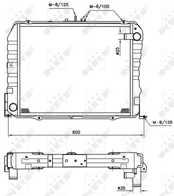 Handler.Part Radiator, engine cooling NRF 513962 1