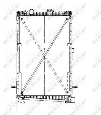 Handler.Part Radiator, engine cooling NRF 519679 5