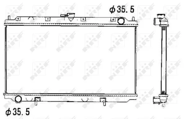 Handler.Part Radiator, engine cooling NRF 52069 4