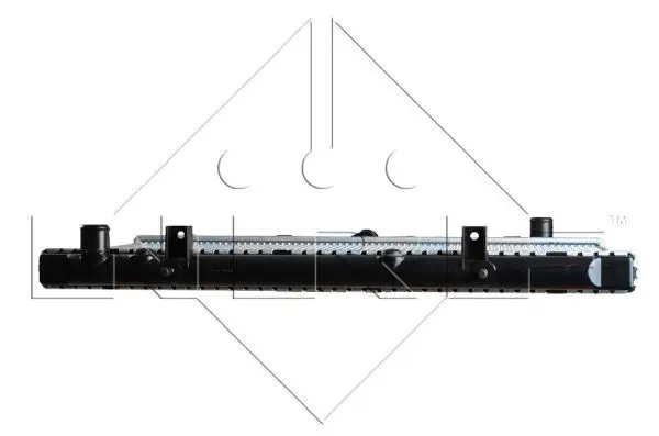 Handler.Part Radiator, engine cooling NRF 53019 3