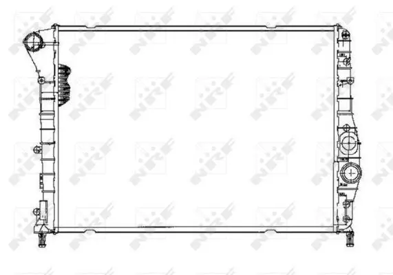 Handler.Part Radiator, engine cooling NRF 53203 5