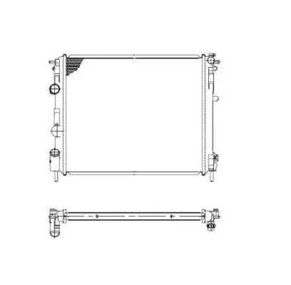 Handler.Part Radiator, engine cooling NRF 53210 4