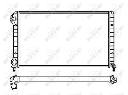 Handler.Part Radiator, engine cooling NRF 53231 4