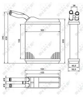 Handler.Part Radiator, engine cooling NRF 53386 1