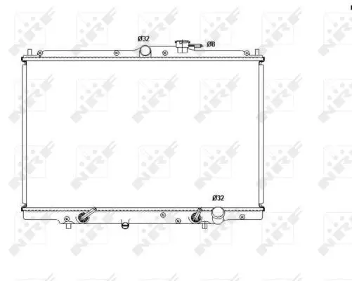 Handler.Part Radiator, engine cooling NRF 53515 1