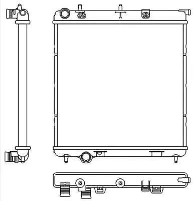 Handler.Part Radiator, engine cooling NRF 53531 5