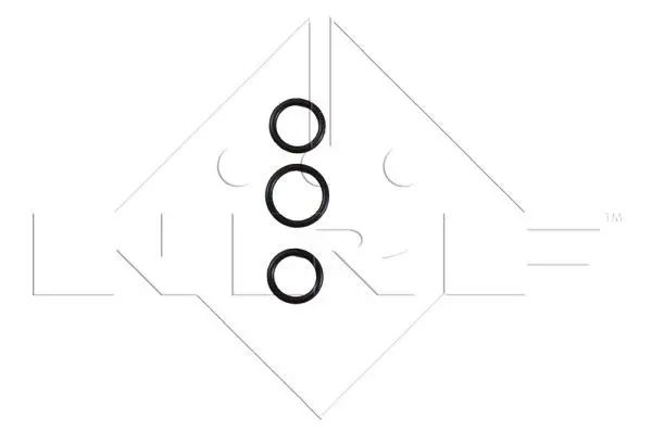 Handler.Part Heat exchanger, interior heating NRF 53552 6