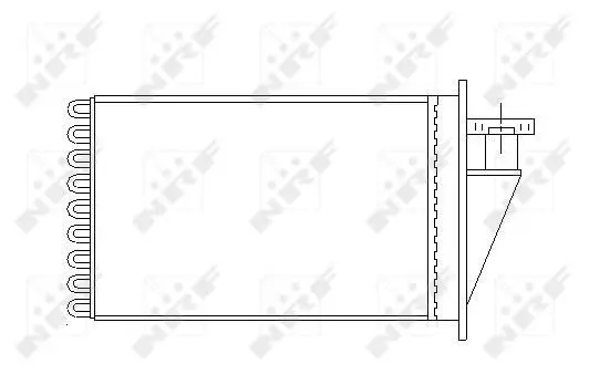 Handler.Part Radiator, engine cooling NRF 53054 1