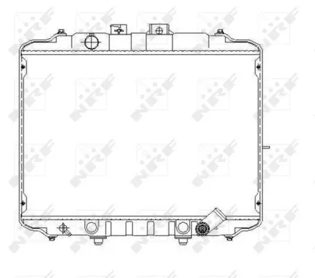 Handler.Part Radiator, engine cooling NRF 53650 4