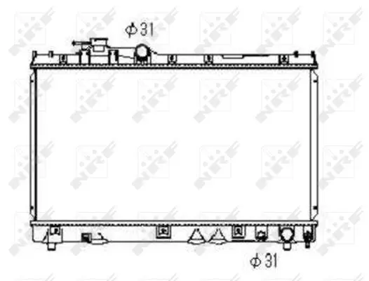 Handler.Part Radiator, engine cooling NRF 53352 1