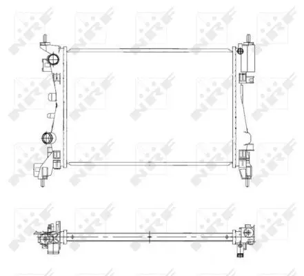 Handler.Part Radiator, engine cooling NRF 55341 4