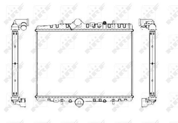 Handler.Part Radiator, engine cooling NRF 55346 5