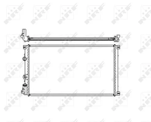 Handler.Part Radiator, engine cooling NRF 55350 4