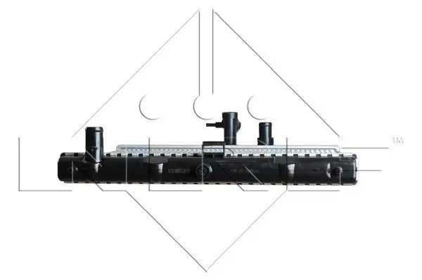 Handler.Part Radiator, engine cooling NRF 58187 3