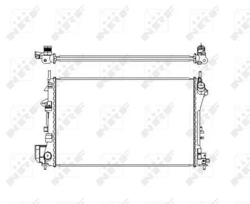 Handler.Part Radiator, engine cooling NRF 58203 5