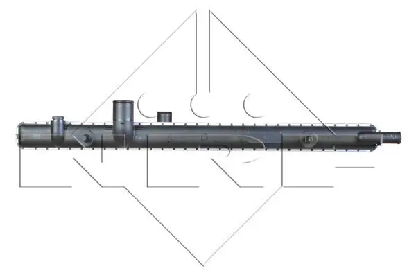 Handler.Part Radiator, engine cooling NRF 58301 3