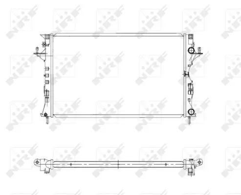 Handler.Part Radiator, engine cooling NRF 58319 4