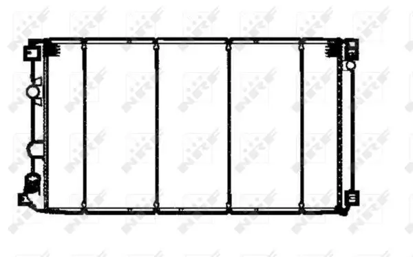 Handler.Part Radiator, engine cooling NRF 58324 4