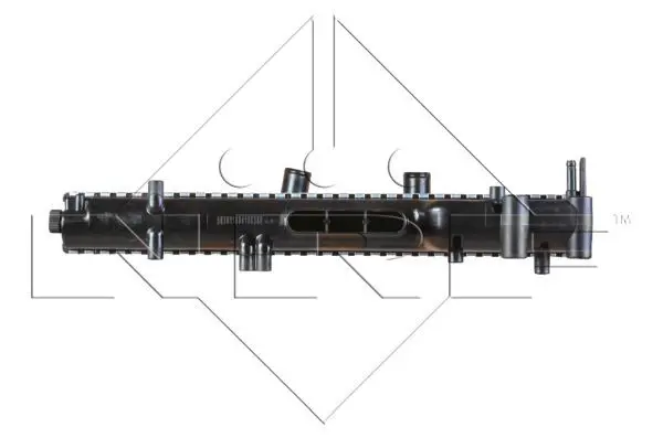 Handler.Part Radiator, engine cooling NRF 58361 3