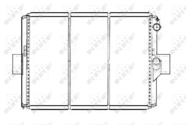 Handler.Part Radiator, engine cooling NRF 58883 4