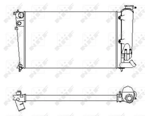 Handler.Part Radiator, engine cooling NRF 58922 4