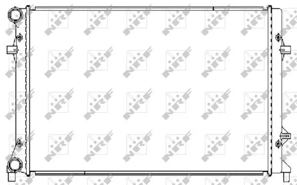 Handler.Part Radiator, engine cooling NRF 59211 5