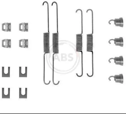 Handler.Part Accessory kit, brake shoes ABS 0553Q 1