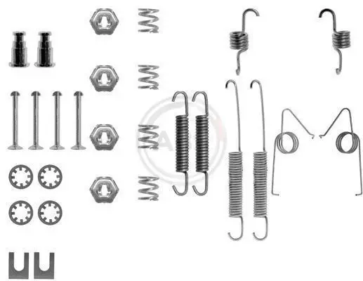 Handler.Part Accessory kit, brake shoes ABS 0614Q 1