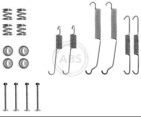 Handler.Part Accessory kit, brake shoes ABS 0618Q 1