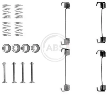 Handler.Part Accessory kit, parking brake shoes ABS 0619Q 1