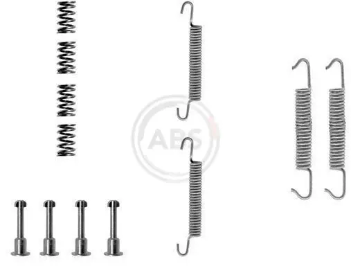 Handler.Part Accessory kit, parking brake shoes ABS 0621Q 1