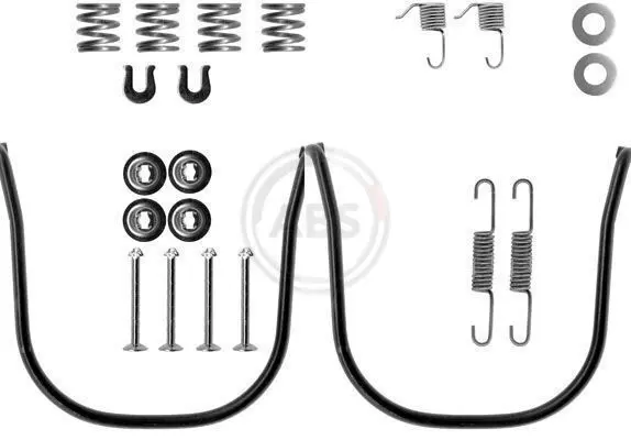 Handler.Part Accessory kit, brake shoes ABS 0633Q 1