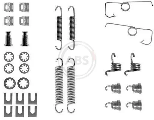 Handler.Part Accessory kit, brake shoes ABS 0644Q 1