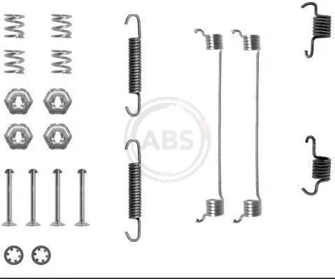 Handler.Part Accessory kit, brake shoes ABS 0651Q 1