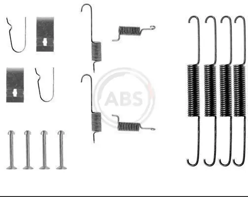 Handler.Part Accessory kit, brake shoes ABS 0664Q 1