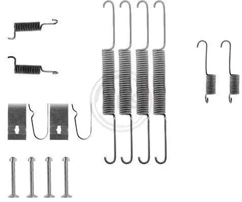 Handler.Part Accessory kit, brake shoes ABS 0670Q 1