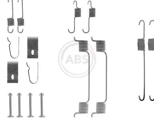 Handler.Part Accessory kit, brake shoes ABS 0700Q 1