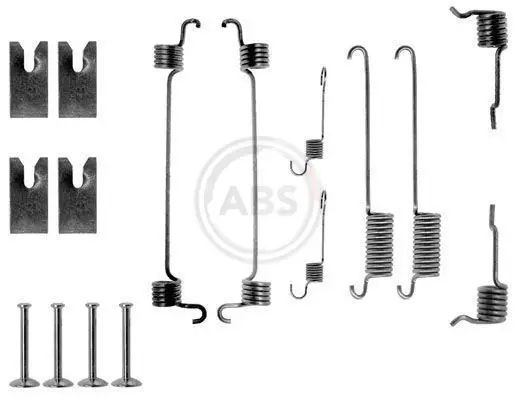 Handler.Part Accessory kit, brake shoes ABS 0731Q 1