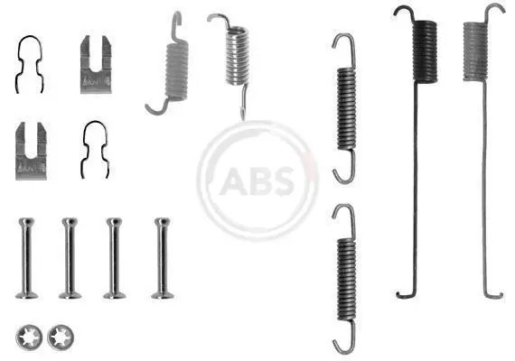 Handler.Part Accessory kit, brake shoes ABS 0739Q 1