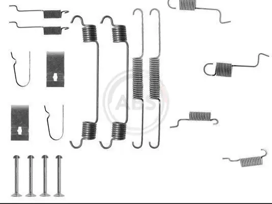 Handler.Part Accessory kit, brake shoes ABS 0742Q 1