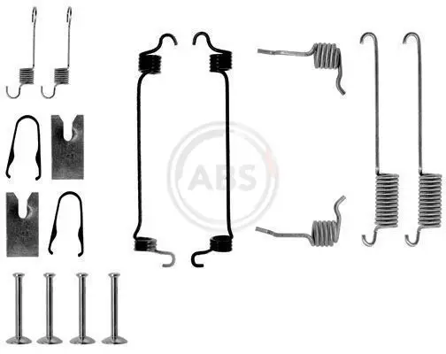 Handler.Part Accessory kit, brake shoes ABS 0751Q 1