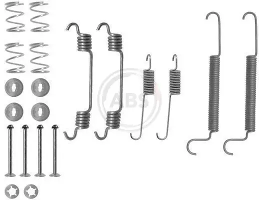 Handler.Part Accessory kit, brake shoes ABS 0766Q 1