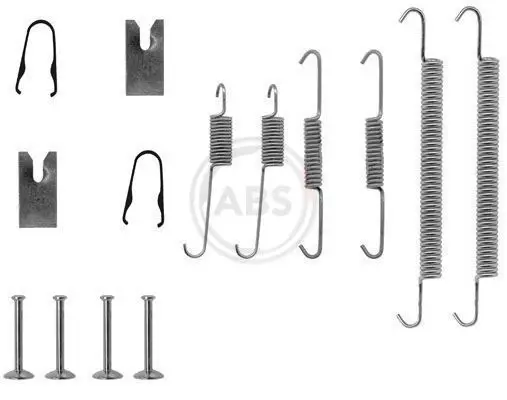 Handler.Part Accessory kit, brake shoes ABS 0771Q 1