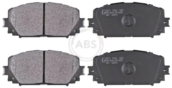 Handler.Part Brake pad set, disc brake ABS 35015 1