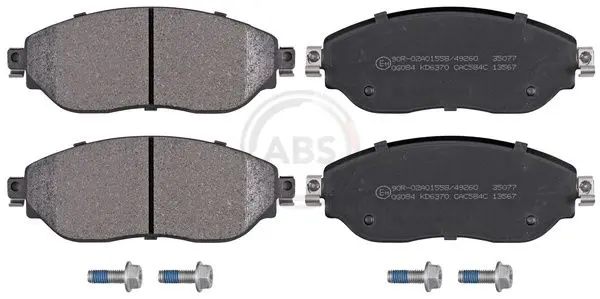 Handler.Part Brake pad set, disc brake ABS 35077 1