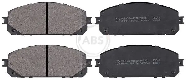 Handler.Part Brake pad set, disc brake ABS 35047 1