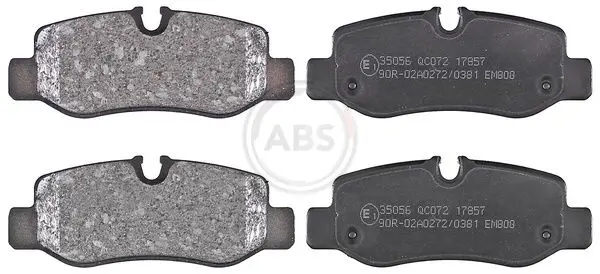 Handler.Part Brake pad set, disc brake ABS 35056 1