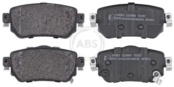 Handler.Part Brake pad set, disc brake ABS 35063 1